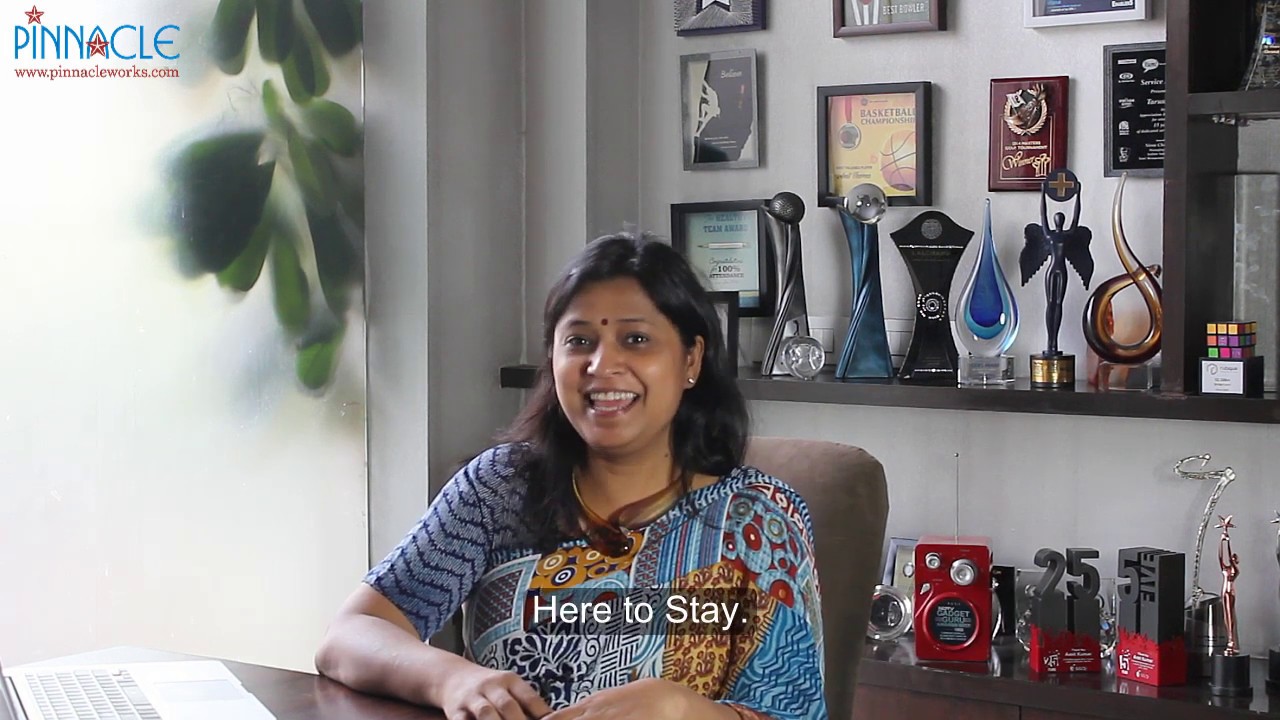 Nidhi Jain Seth Founder of Pinnacle explaining in a video series of blog post on the Recognition Industry