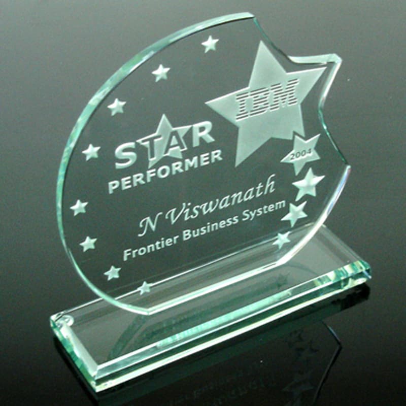 Star Performer Glass Award