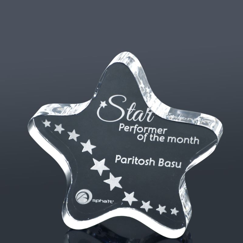 star acrylic award